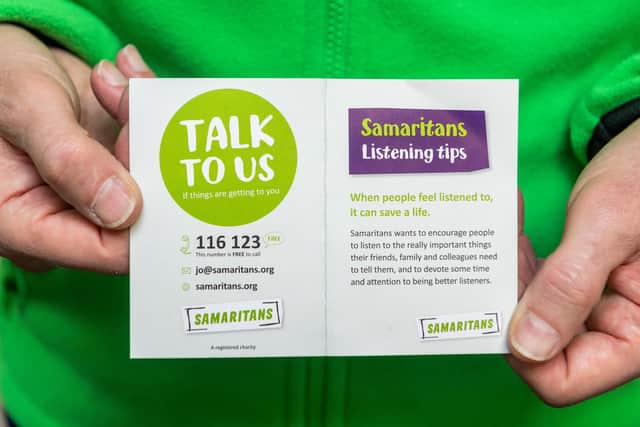 Buxton & High Peak Samaritans volunteers have contributed 7,000 hours to the charity's lifesaving work in the past year.