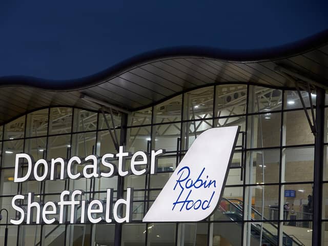Doncaster Sheffield Airport.
