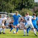 Action from Buxton's opener at Peterborough Sports. Photo by James Richardson Photography.