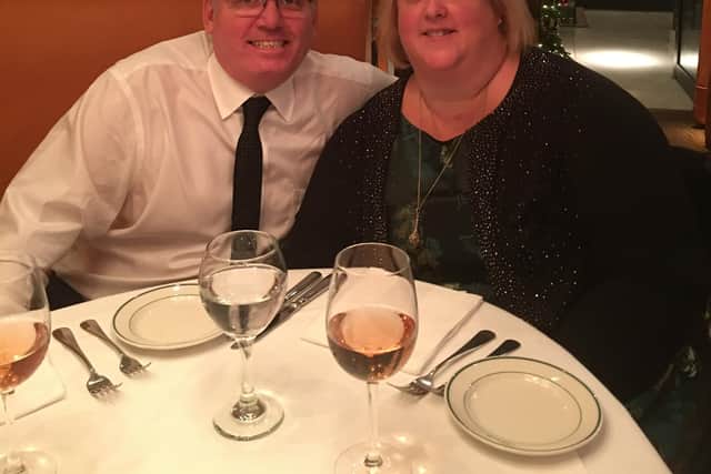 Victoria with ever-supportive husband Michael, 54