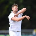 Leg-spinner Matt Critchley picked up a career best 6-73 as Derbyshire destroyed Leicestershire. (Photo by Nathan Stirk/Getty Images)