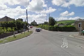 The A6 Hallsteads at the junctions with Station Road and Dale Road