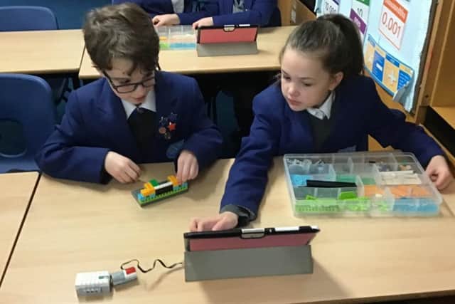 Pupils at Fairfield Endowed Junior School enjoyed a robotics session as part of British Science Week
