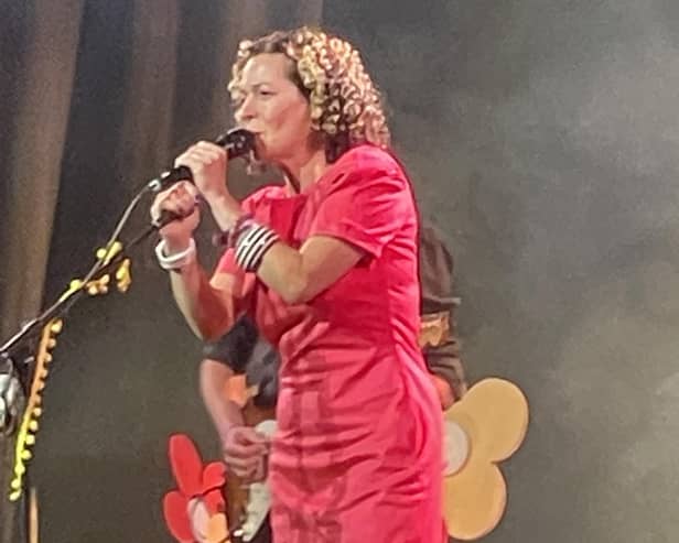 Kate Rusby signing off the festival on Sunday night.