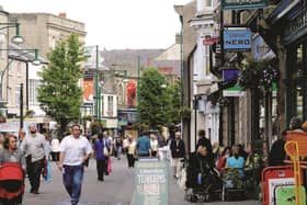 Buxton town centre. Photo: Derby and Derbyshire Economic Partnership/Derbyshire County Council