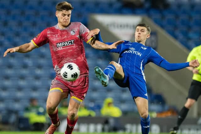 Action from Tuesday's game. Photo: Phil Peat.