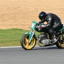 Chris Kent in action at Brands Hatch.