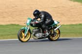Chris Kent in action at Brands Hatch.