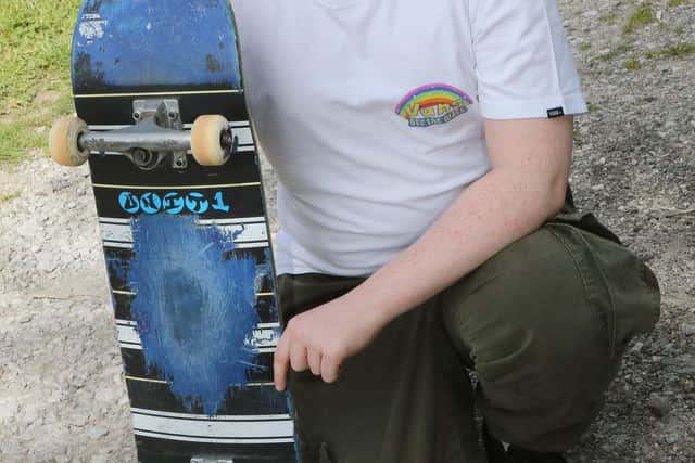 Cobi Wilkinson, skateboarding for charity
