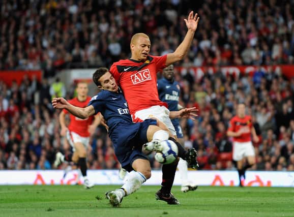 Manchester United legend Wes Brown will feature at Buxton this Sunday. (Photo by Laurence Griffiths/Getty Images)