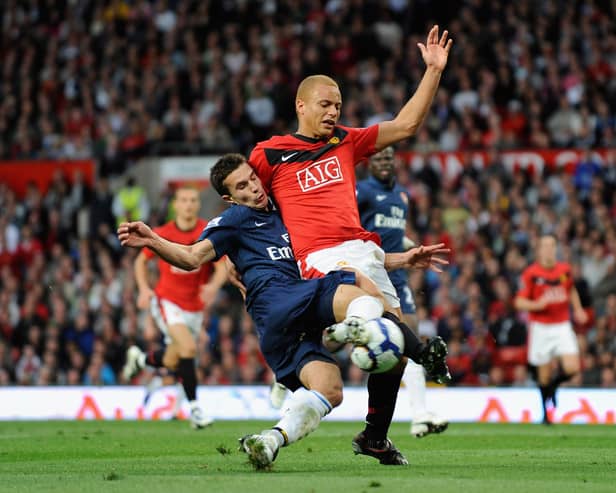 Manchester United legend Wes Brown will feature at Buxton this Sunday. (Photo by Laurence Griffiths/Getty Images)