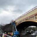 Trains are now running on the Buxton line and the footpath under the bridge is now open too. Pic submitted
