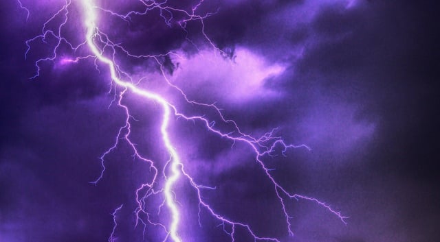Weather warnings have been issued for thunderstorms this week