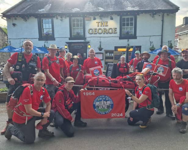 Buxton Mountain rescue Team completes 60km stretcher carry over 24 hours