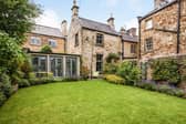 The property has its own walled garden.