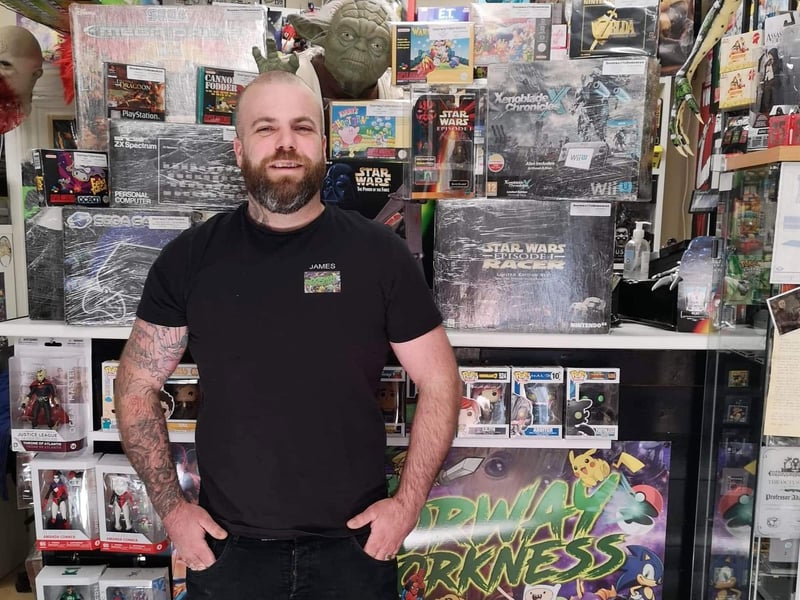 James Matthews, shop owner was thrilled to open his business back up this week.