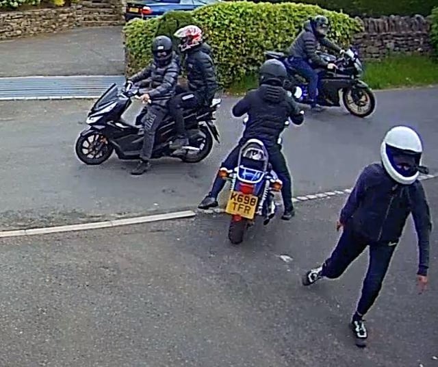 Police are appealing for help to trace the people pictured in connection with the incident.