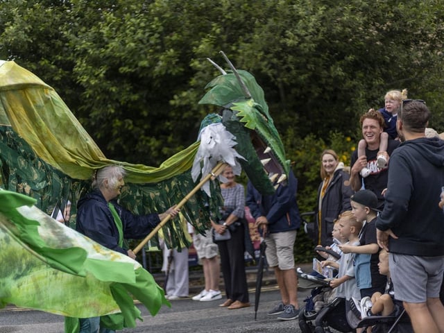 The Two Left Hands parade section