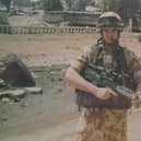 David Dickinson, from Whaley Bridge on tour in Iraq. Photo submitted
