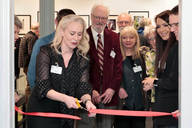 Emma Finch officially opened the new Chapel Camera Club exhibition at Buxton Museum and Art Galley on Saturday, March 5.