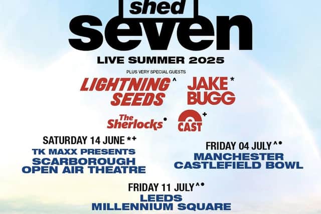 Shed Seven confirm huge outdoor shows for 2025 after securing their second number one album in a year.
