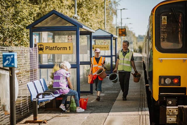 Friends of Buxton Station at Buxton station