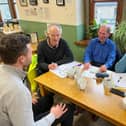 Ben with local community group