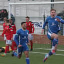 Buxton skipper Callum Chippendale scores the opener on his return from injury