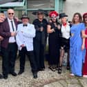 Some of the fancy dress guests during the 007 charity night. Photo submitted