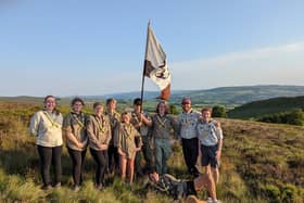 Members of Sett Valley Explorer Scout Unit