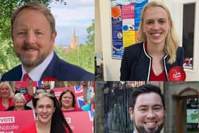 Derbyshire Mps, Top Left To Right, Chesterfield'S Toby Perkins, Ne Derbyshire'S Louise Jones, Bottom Left To Right, Bolsover'S Natalie Fleet And Erewash'S Adam Thompson