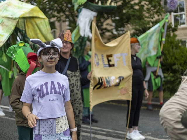 The Two Left Hands parade section