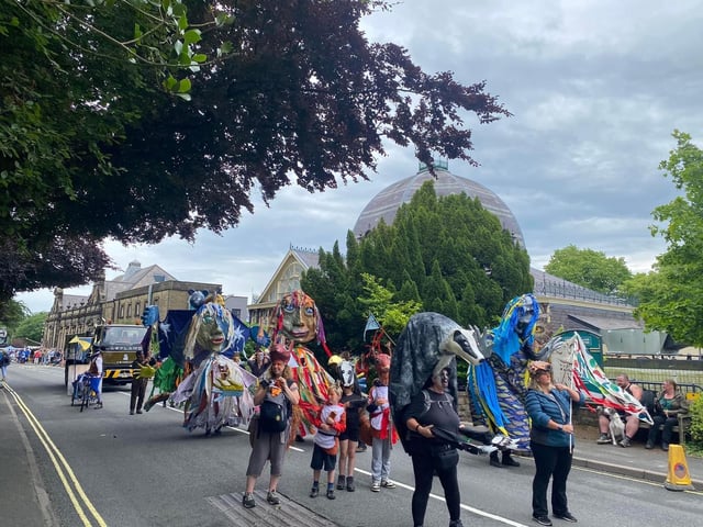 The Two Left Hands parade section