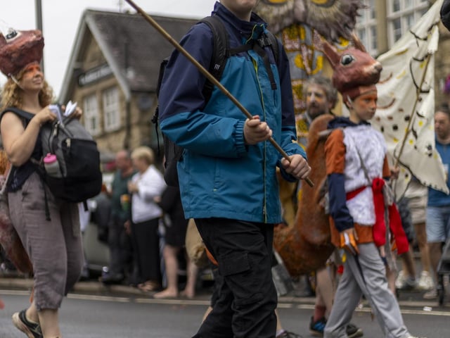 The Two Left Hands parade section