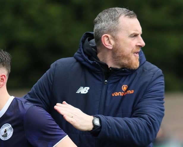 Buxton boss Craig Elliott - so proud of his players.