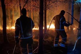 Derbyshire firefighters have seen a surge in wildfires