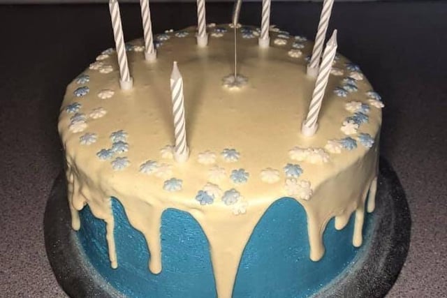 Sarah Milne masterminded this sterling effort at a Frozen-inspired birthday cake for her daughter.