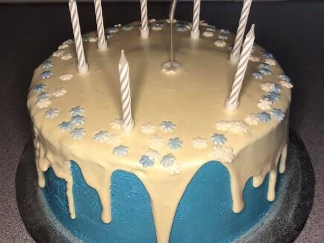 Sarah Milne masterminded this sterling effort at a Frozen-inspired birthday cake for her daughter.