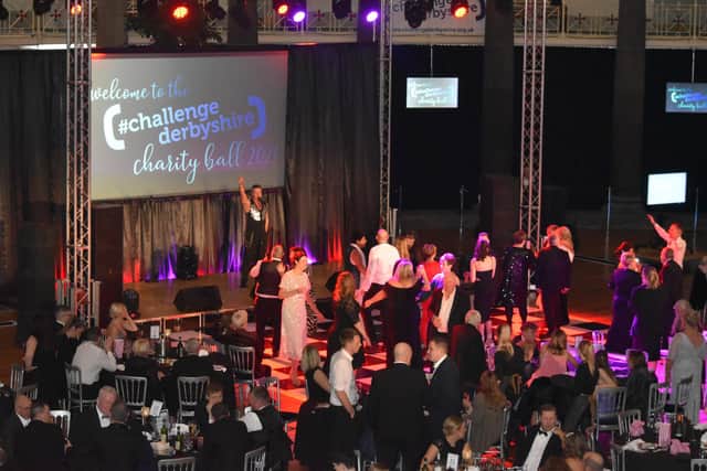 The black-tie gala for #ChallengeDerbyshire raised £165,000. Pic submitted