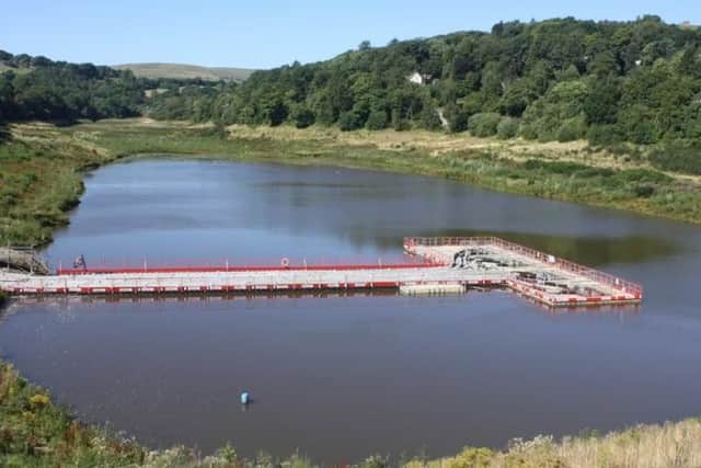 Toddbrook Reservoir has been virtually empty since 2019 but plans are to have it full again by next summer. Photo Canal and River Trust