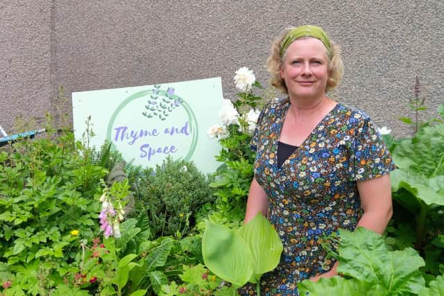 Garden designer Julia Wilson, whose horticultural services company Thyme and Space works across High Peak.