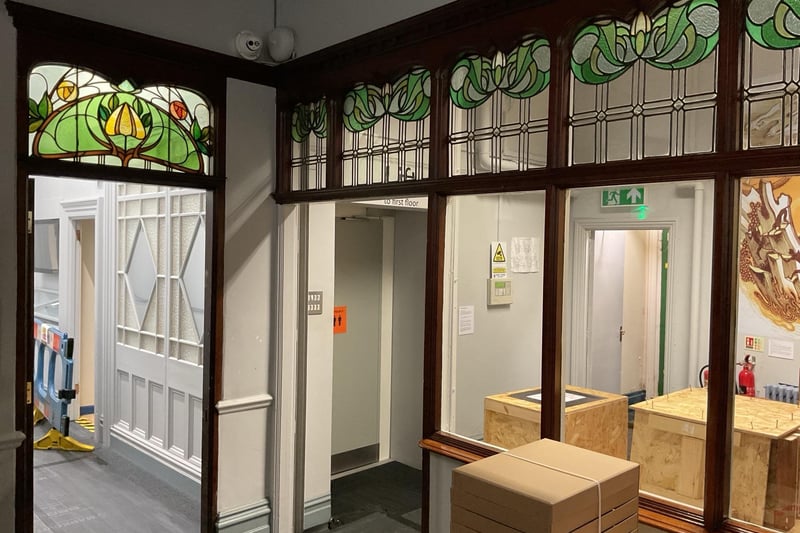 Everything is boxed up at the former museum. Photo SDL Property Auctions