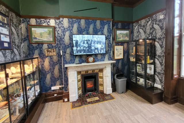Inside New Mills Heritage Centre at High Lea Hall. Pic New Mills Town Council