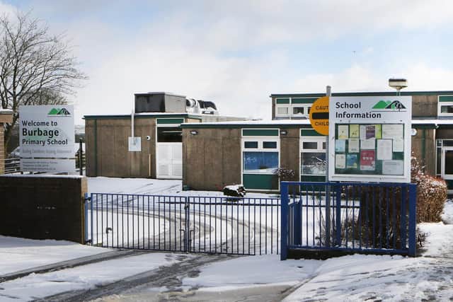 Burbage School was closed on Thursday