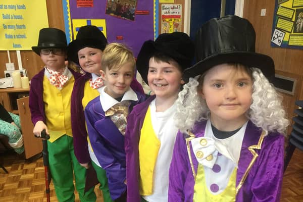 A lot of wonkas at World Book Day at Fairfield Endowed Junior School back in 2018. Photo contributed