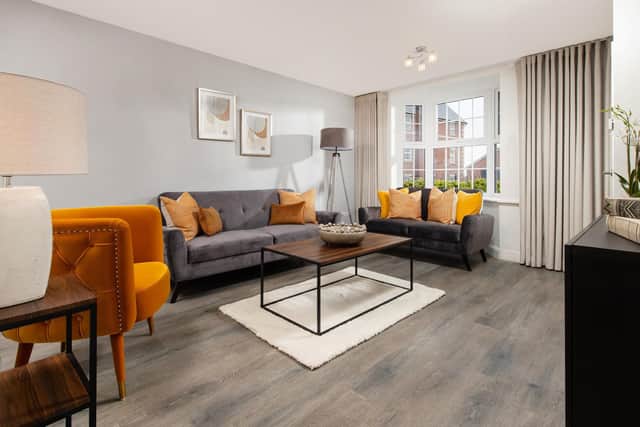 DWNW - The living room of the Kennett view home at Kings Park