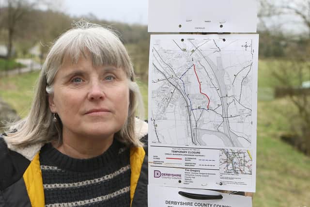 Rebecca Guy wants answers about why her local footpath has been closed for three years;. Photo Jason Chadwick