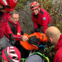Buxton Mountain Rescue and Midlands Ambulance Service were called to reports of a fallen walker on the riverside path at Chee Dale in the Peak District.