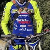 Harry Turner has his eyes on the big prizes in trials biking.