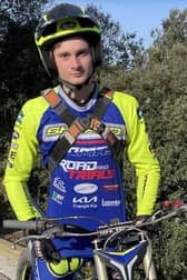 Harry Turner has his eyes on the big prizes in trials biking.